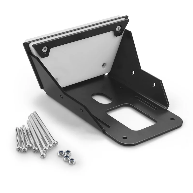 

Black Durable Thick Cast Aluminum Body Trolling Motor Transom Mount for Kayak/Bracket for Clamp-on Electric Trolling Motors