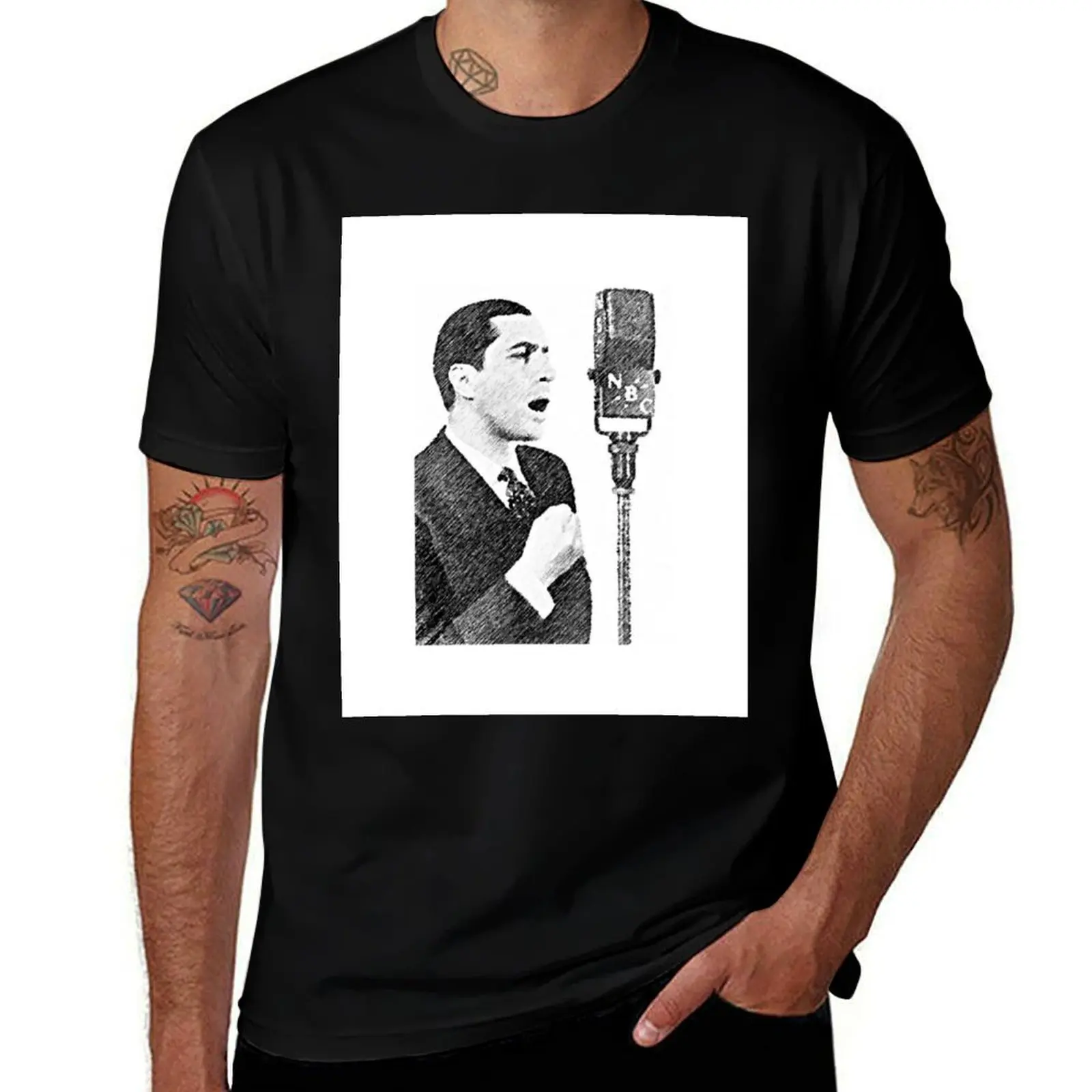 

Canta Carlos Gardel T-Shirt t shirts with prints t shirts for man cotton
