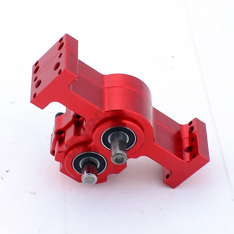 Metal Transfer Case Speed Ratio 1:1 Gearbox Upgrade for 1/14 Tamiya RC Dump Truck SCANIA 770S R620 VOLVO BENZ MAN TGX LESU Car