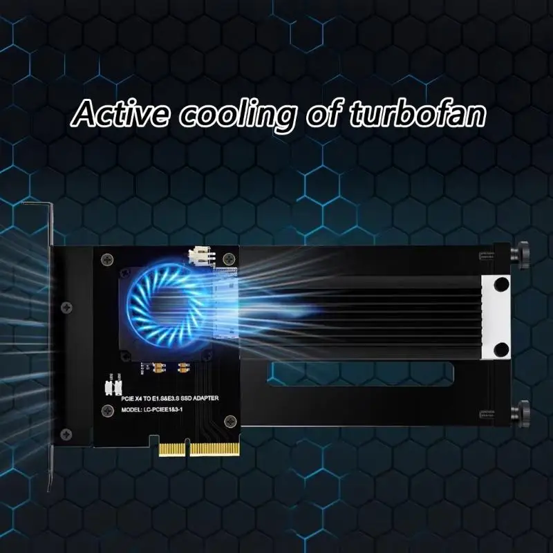 R53C PCIe 5.0 4X to U.2/U.3 Hard Disk Adapter Card PCIE Gen5.0 4X Adapter Card
