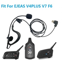 Type C Earphones for EJEAS V4 Plus F6 V7 Referee Intercom Headset Referee Intercom Arm Pack