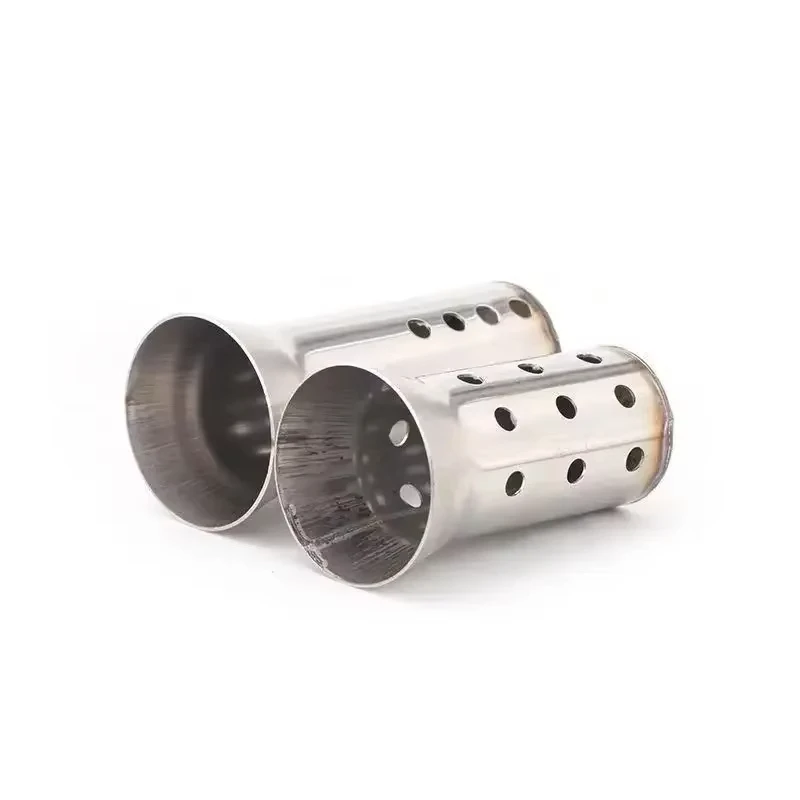 Motorcycle Exhaust Muffler - Stainless Steel Adjustable & Removable Noise Reduction Baffle Insert (Compatible) image 4