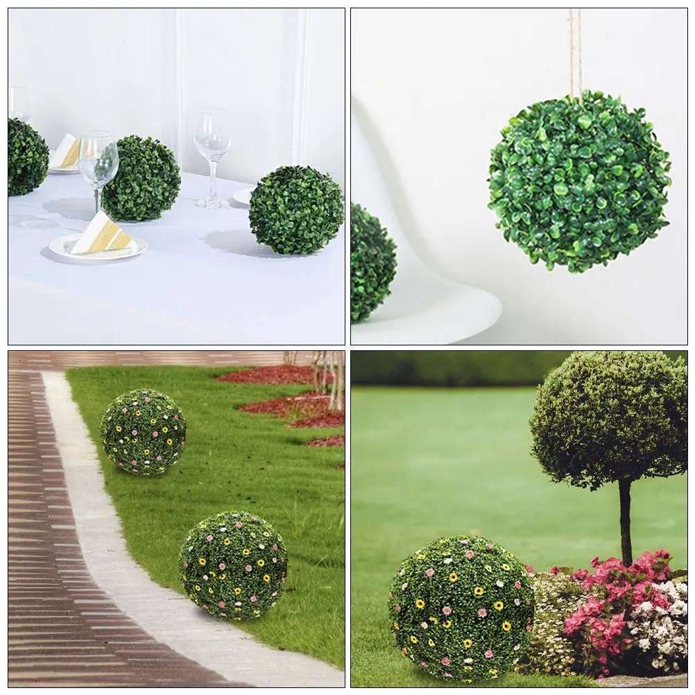 

3Pcs Artificial Topiary Ball Support Plastic Frame Rack for Flower Balls Grass Balls Home Garden Wedding Decor Flower