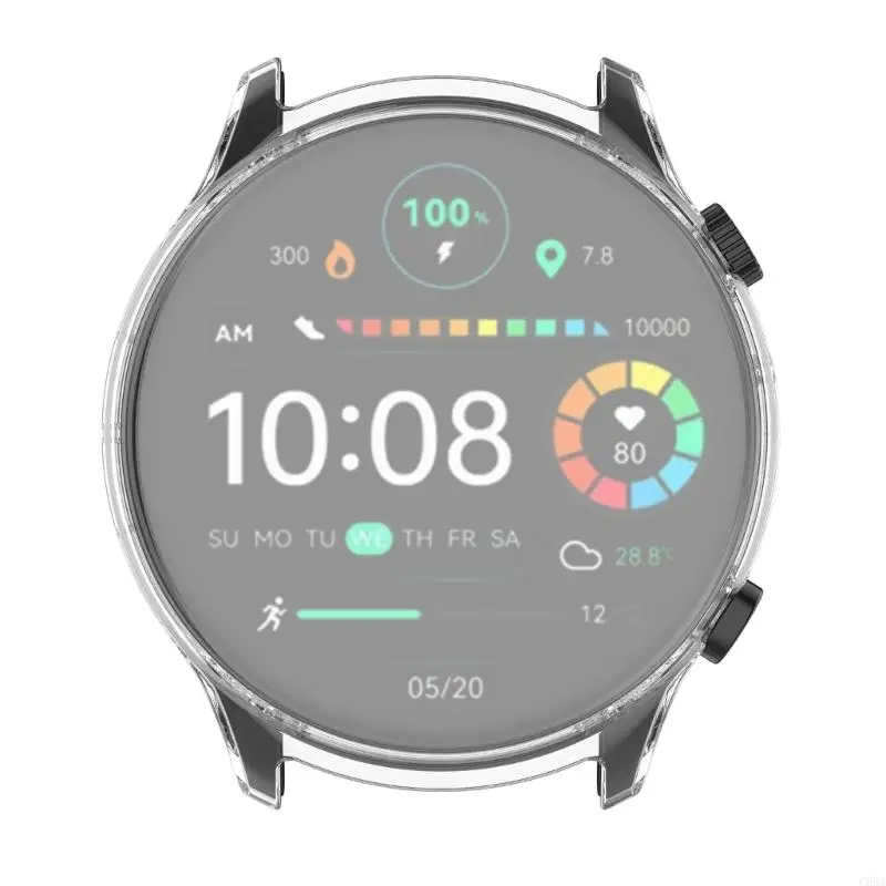 C63A Screen Protector TPU -Hülle für RT3 Solar LS16 Smartwatches mit Hauthaut