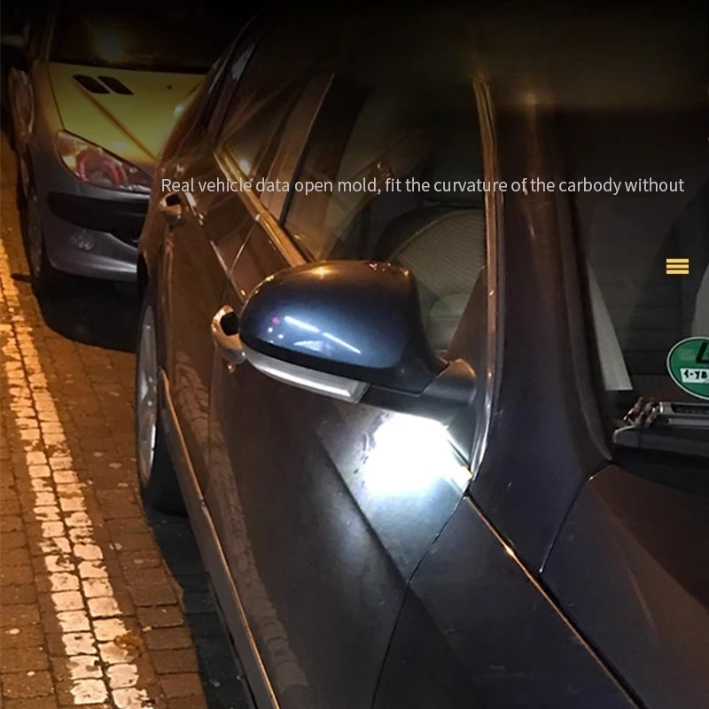 

For VW GOLF 5 GTI V MK5 Jetta Passat B5.5 B6 Sharan Superb LED Side Rearview Mirror Floor Ground Lamp Puddle Welcome Light