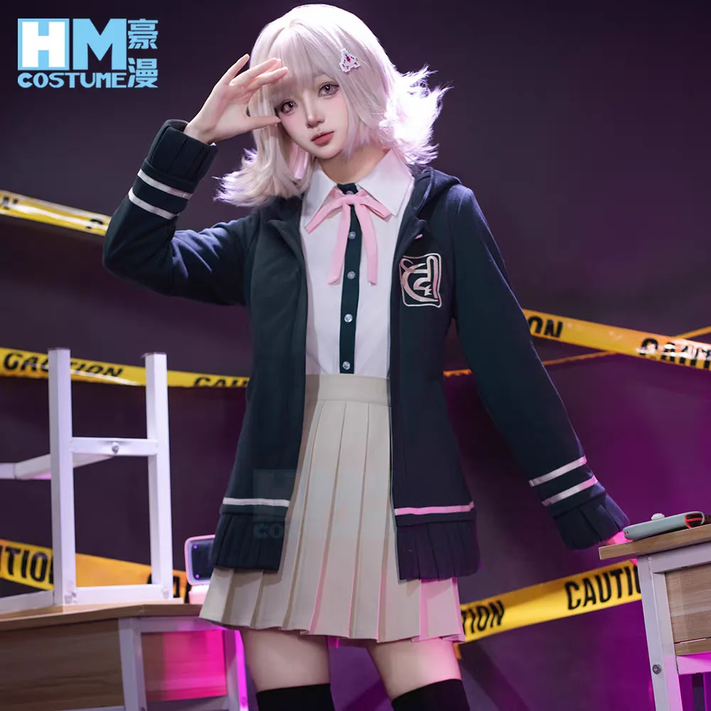 

2026 new Role Play Outfit ChiaKi Nanami Cosplay Costume Embroidery School Uniform Christmas Halloween Daily Wear