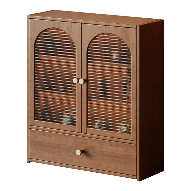 

Desktop storage cabinet tea mug dust cup holder figure ornament display stand multi-layer simple with extraction rack