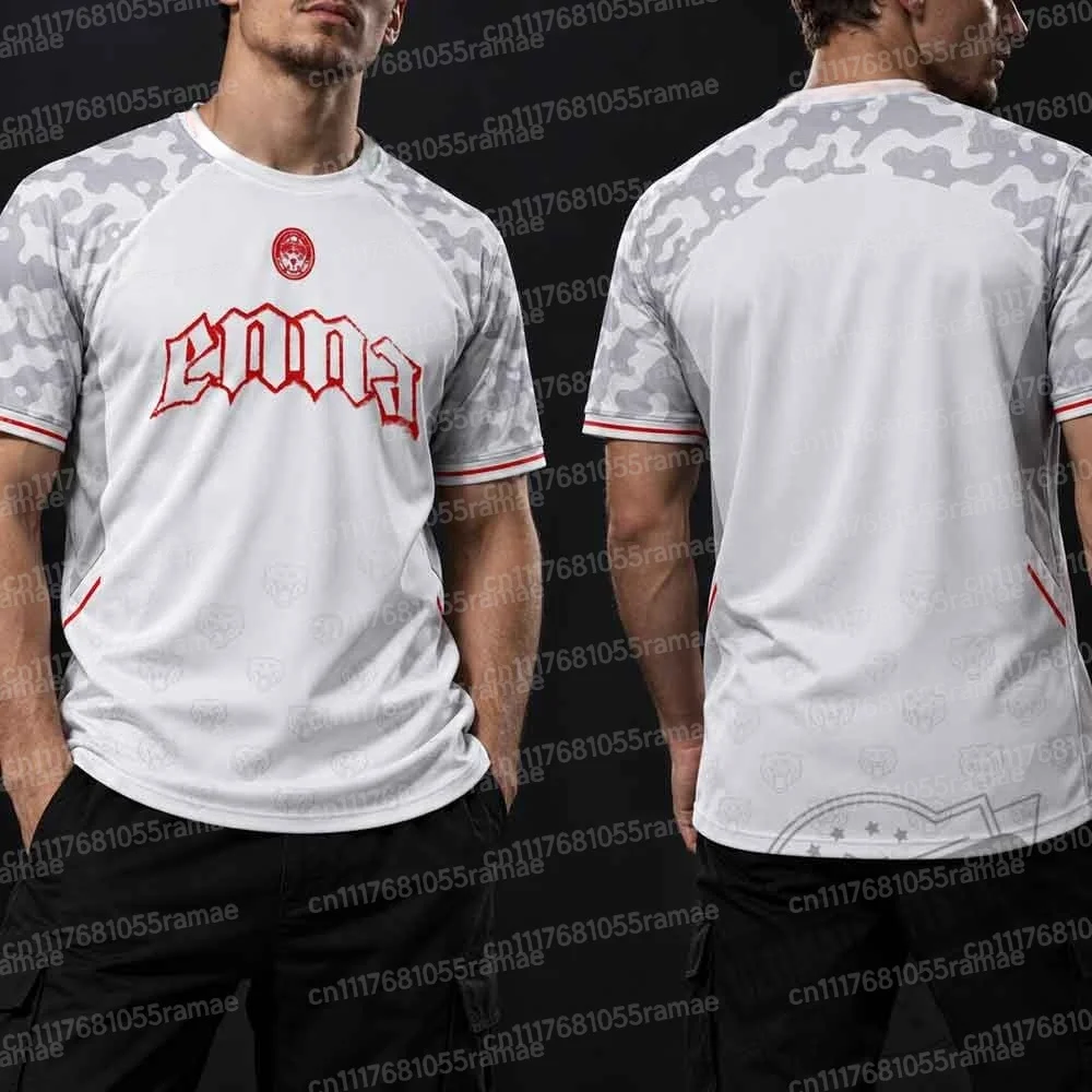 Herren-T-Shirt PLK Garcon Enna, Jersey mit grafischem Aufdruck, Sommer-Oberteil mit kurzen Ärmeln, Retro-Hip-Hop-Streetwear, lässiges Harajuku-T-Shirt im Y2K-Stil. – Detail 6