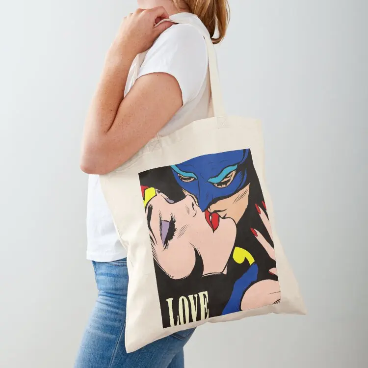 

Love Vigilantes Tote Bag Women's shopper bag for beach cute pouch bag eco folding