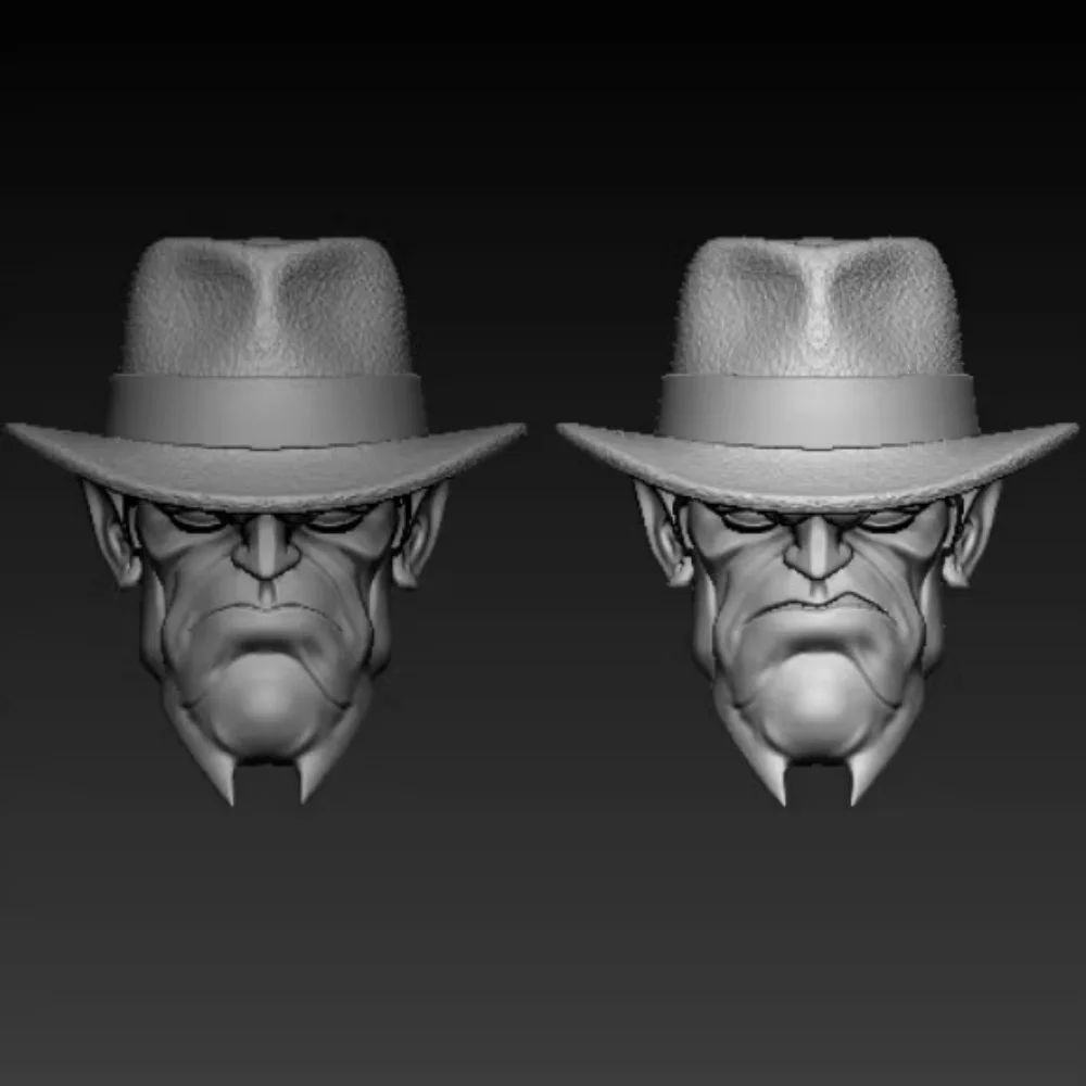 【30days Made】Pre-sale 1/12 Scale Male Soldier Comic Devil Detective Damien White Head Sculpt Accessories For 6'' Action Figure