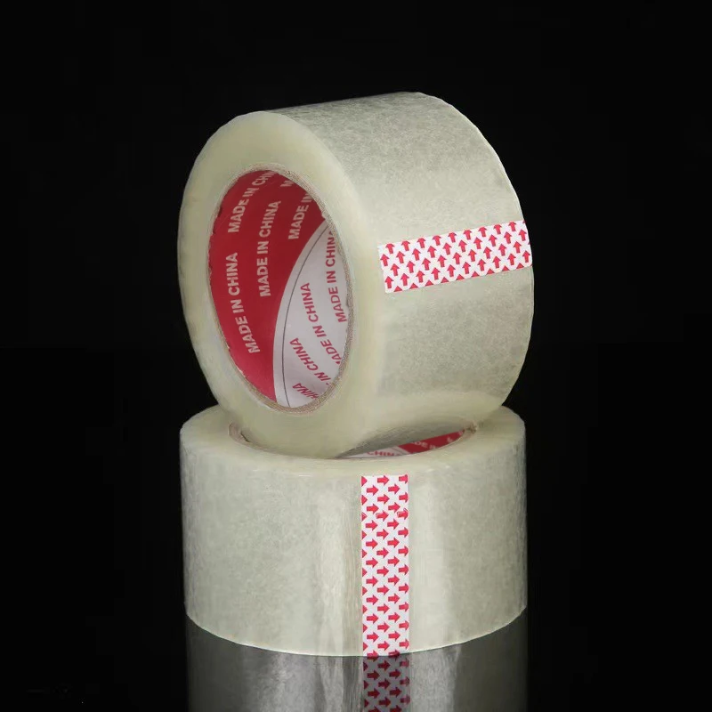 Transparante Gele, Transparante Witte Tape Voor Express Verpakking Van Grote Rollen En Dikke Doos Afdichting 48Mm * 110M (2 Stuks)