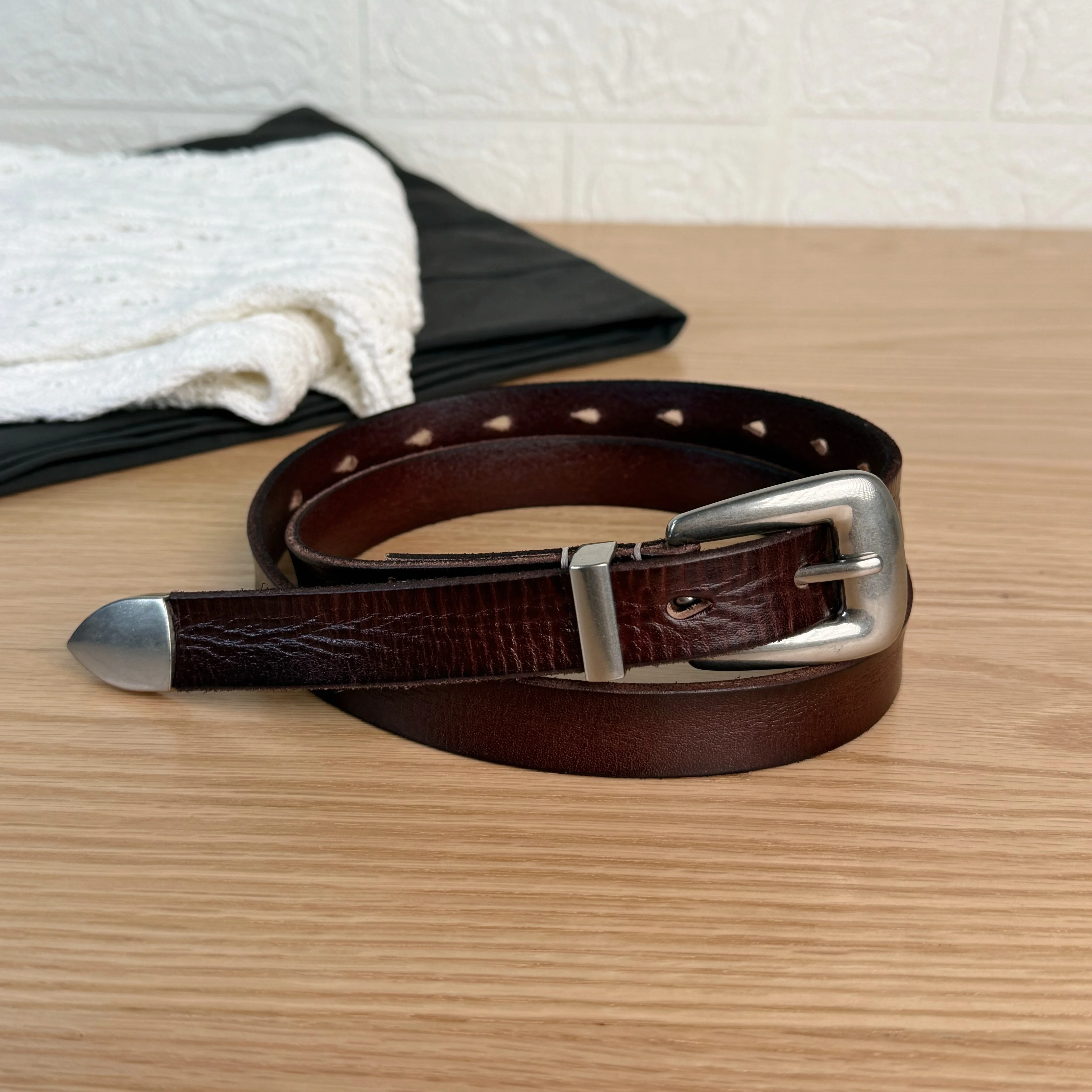 المرأة خمر جلد البقر الحقيقي مشد الإناث Cummerbund معطف حزام فستان Decration حزام ضيق J1714