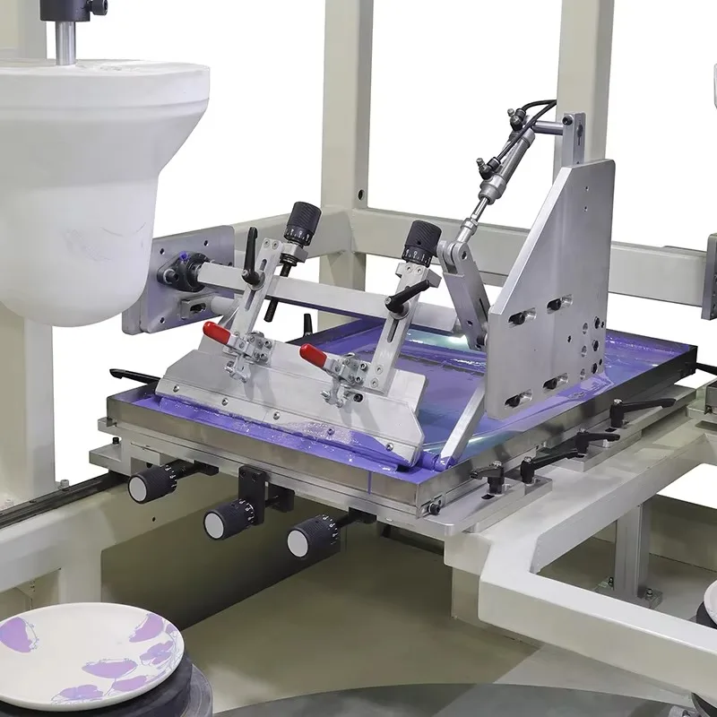 세라믹 삼색 패드 프린터, 접시, 그릇, 소서, 플레이트 및 세라믹 트레이용 인쇄기, 서보