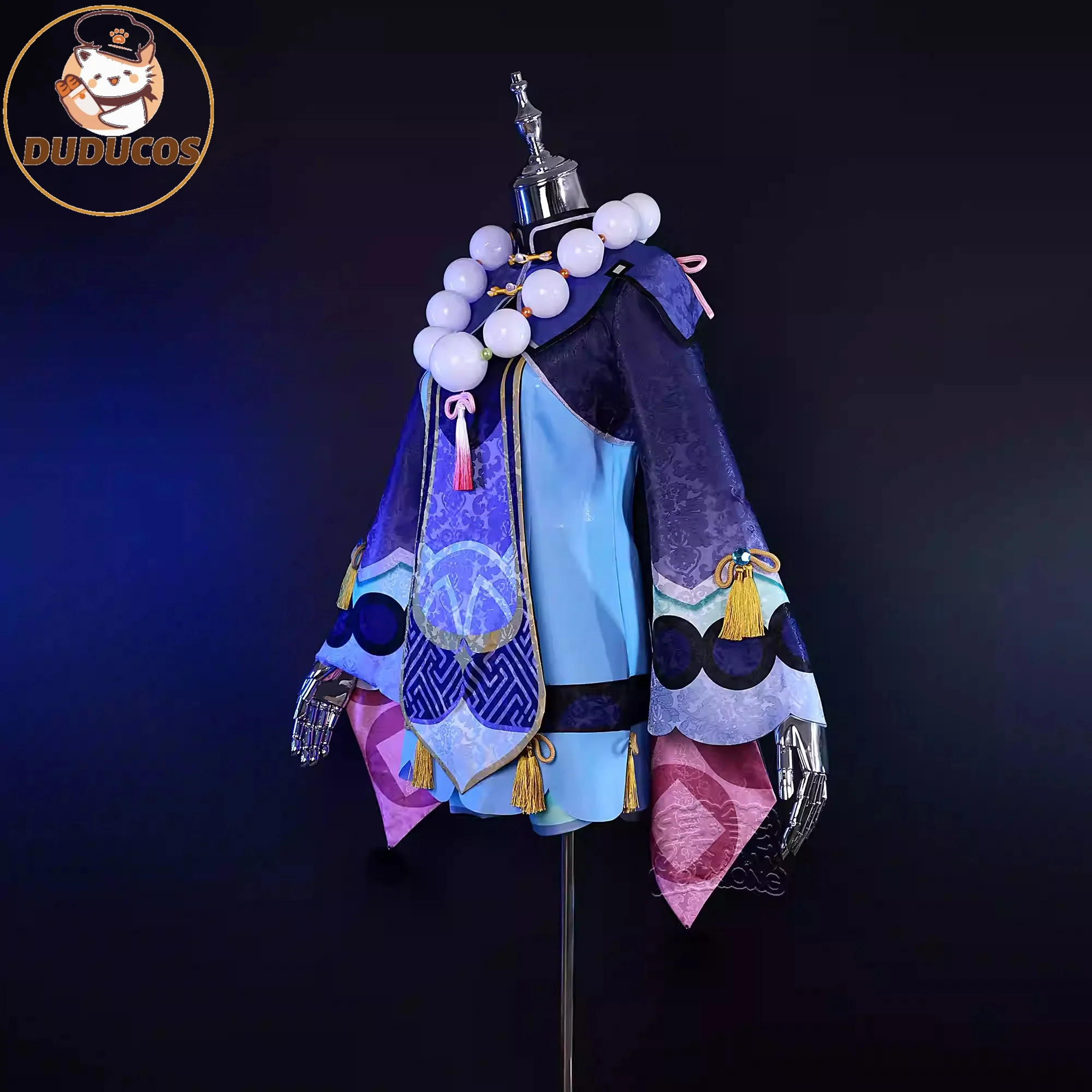 Qiqi Cosplay Costume Zombie Qi Qi Dress with Hat Spells Socks Halloween Clothes Qi Qi Outfits For Comic Con