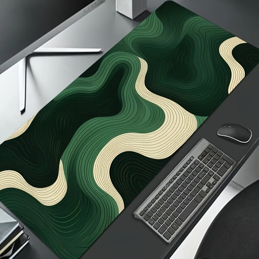 CIFBUY Extended Desk Mat Non-Slip Natural Rubber Base Smooth Surface PC Laptop Office Desktop Decoration Gift for Men Women
