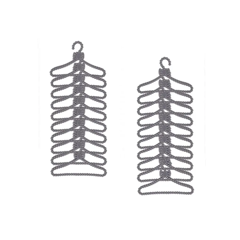 Colgador de ropa para muñeca, conjunto mixto aleatorio, juego de imitación para niños, 1 ud./10 unidades/20 piezas/30 unidades/40 unidades