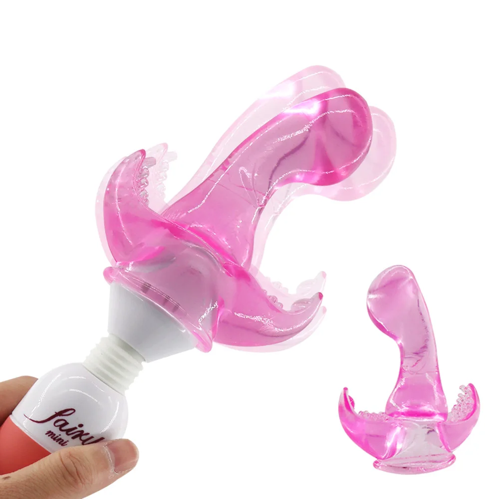 AV Rod Head Cap Magic Wand Attachment 5CM Vibrator Cap AV Stick Vibrator Accessories G Spot Massage Erotic Sextoys