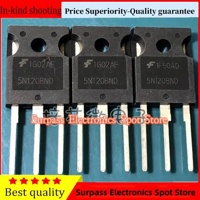 10PCS-100PCS  5N120BND HGTG5N120BND  IGBT TO247 1200V 21A  Price Superiority-Quality guarantee