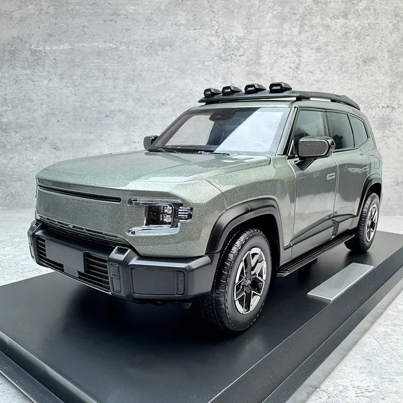 รถโมเดลจำลองโลหะผสม Deep Blue G318 1:18 รุ่นดั้งเดิมจากโรงงาน รถออฟโรดพลังงานใหม่ ของสะสม ของขวัญสุดพิเศษ