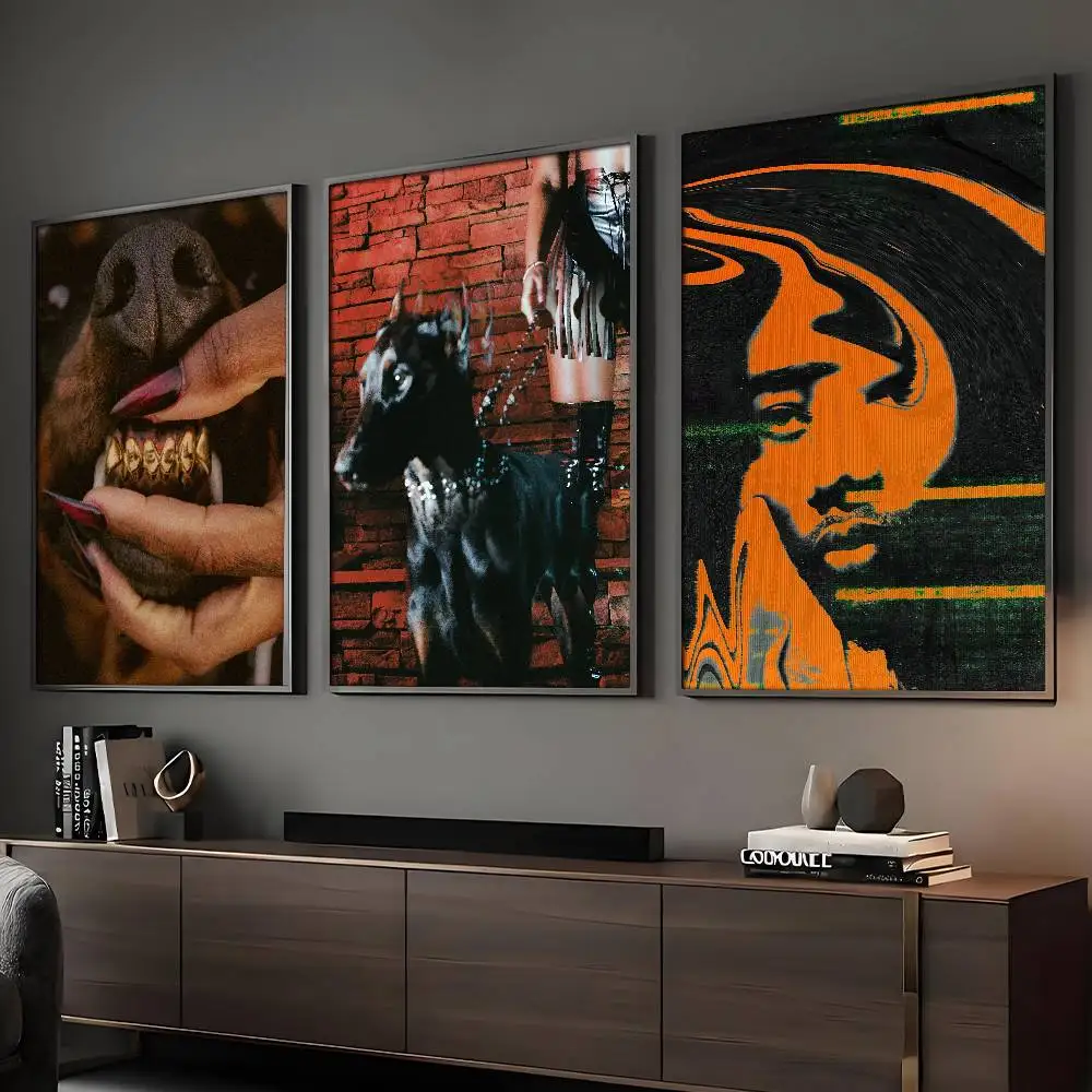 Sänger Leon Thomas PHOLKS Poster, klebriger Wandkunstdruck, wasserdicht, für Zuhause, Wohnzimmer, Schlafzimmer, Bar, ästhetisches Dekor