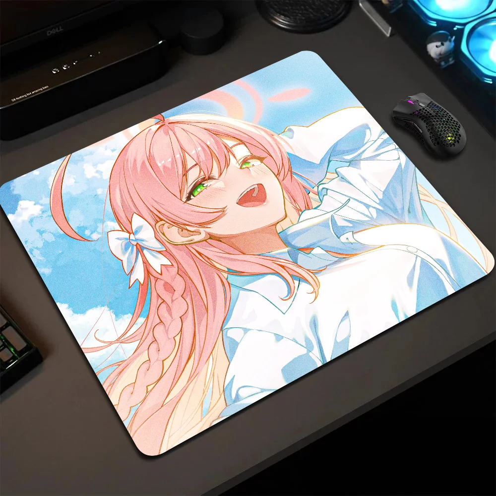 

Urawa Hanako Blue Archive Game Girl Mousepad Small LockEdge Mouse Pad For Gamers Computer Desk Pad Anti-slip Rubber