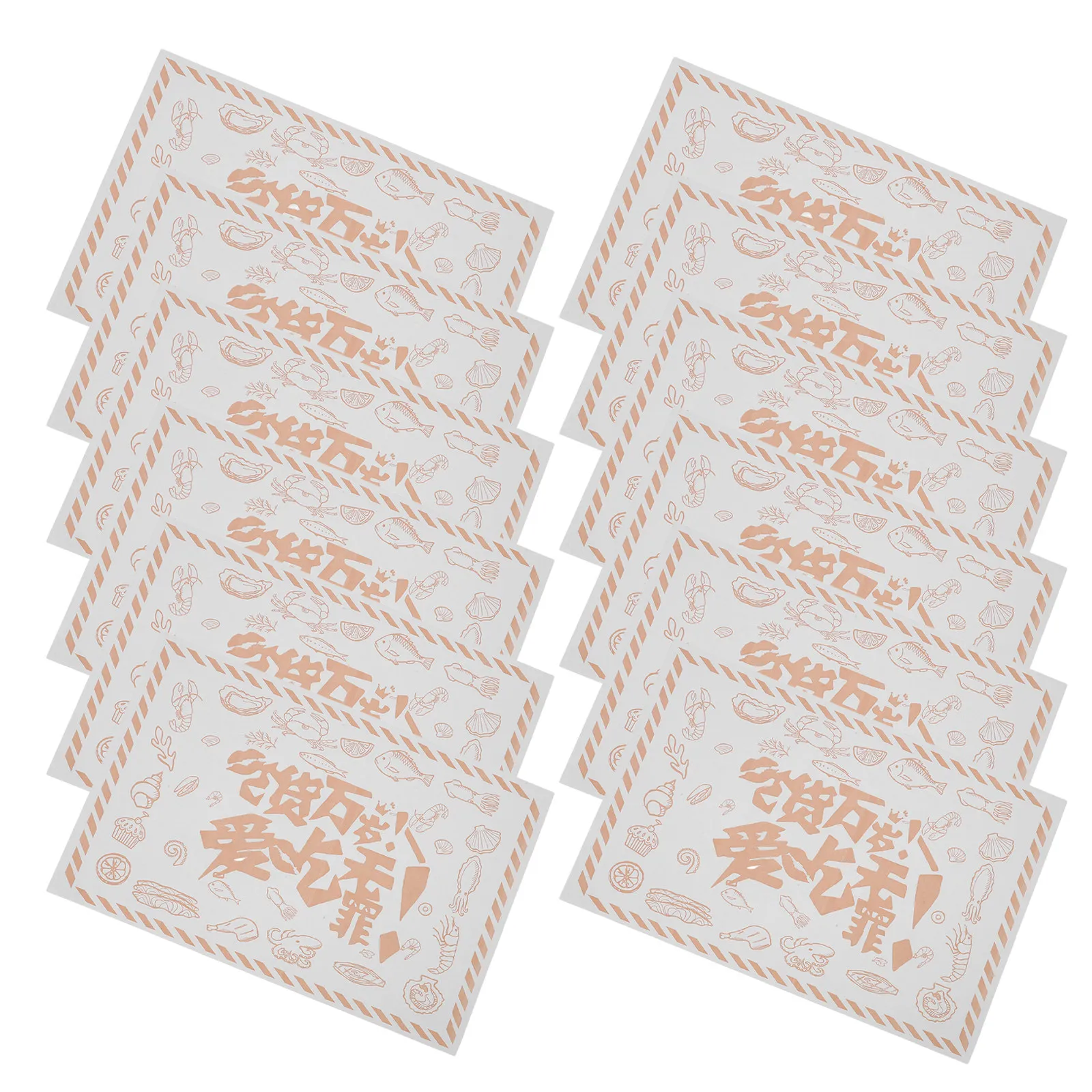 

500Pcs Food Grade Greaseproof Paper Sheets Non-Stick Oven Safe Baking Parchment for Air Fryer Taco Wrap Burger Wrapping French