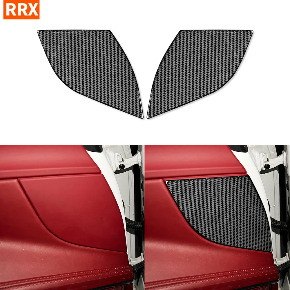 

For Porsche 718 982 Cayman Boxster T S GTS GT4 Spyder RS 2016-2022 Car Interior Doors Panel Decorative Carbon Fiber Stickers