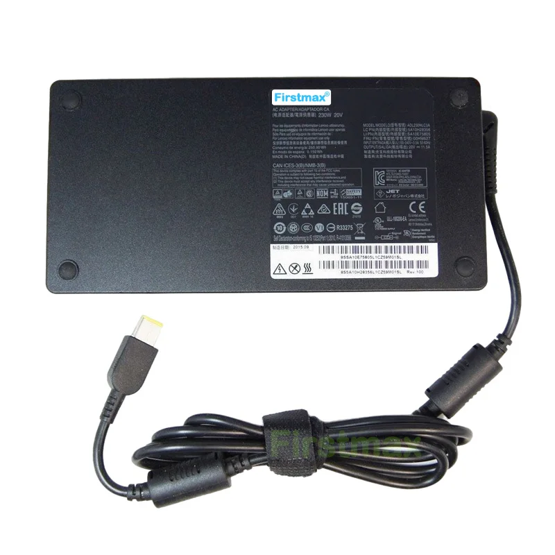 Imagem -02 - Carregador para Lenovo Thinkpad P15 P17 T15g Gen Ideapad 16iah7 15iah7 Gaming Laptop Adaptador Adl230nlc3a 230w 11.5a 230w