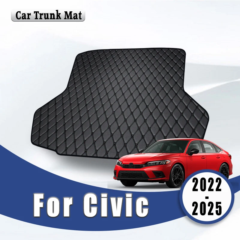 

Car Trunk Mats For Honda Civic Sedan 2025 2024 2023 2022 Vehicles Products Cargo Liner Carpets Auto Interior Accessories Covers