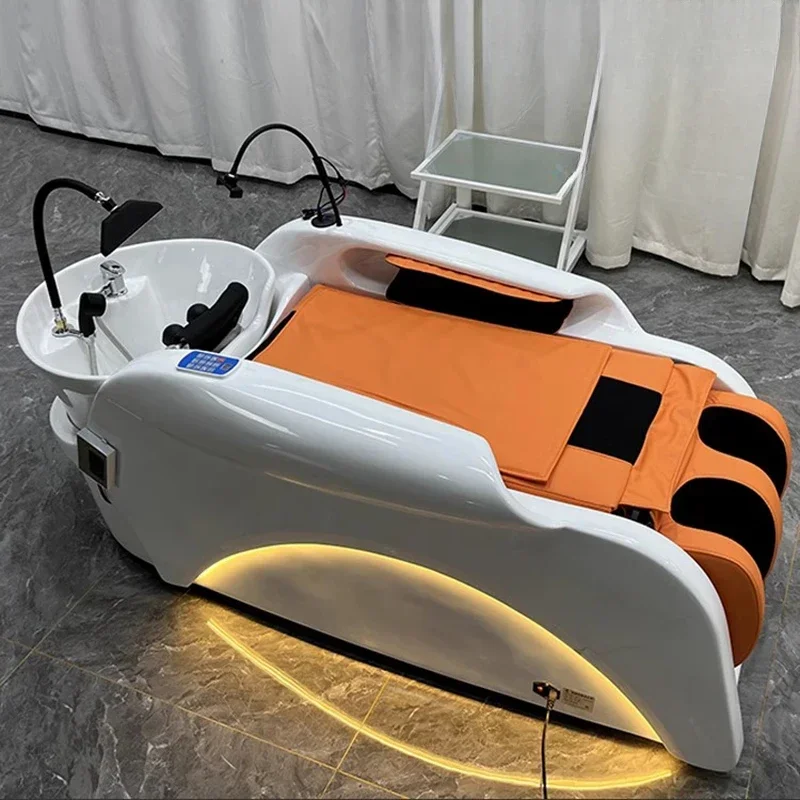 

Automatic Smart Electric Massage Shampoo Bed Top Grade Beauty Salon Massage Table Comfort Artifact Salon Furniture Silla FYSC