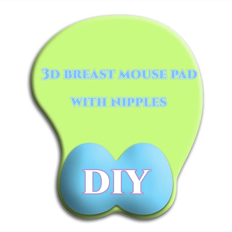 사용자 정의 3D 섹시한 아름다움 Oppai 마우스 패드, 손목 받침대, 애니메이션 가슴, 실리콘 PC 게이머, DIY 책상 매트, 엉덩이, 귀여운 소녀 맞춤형