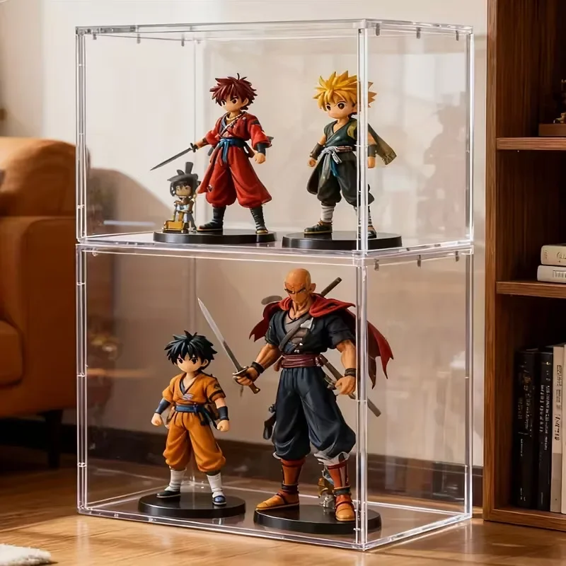 Acrylic DISPLAY BOX  for POKE Dust Proof Booster Show Case ETB Protection Box Protector Transparent Plastic Acrylic Casedropship