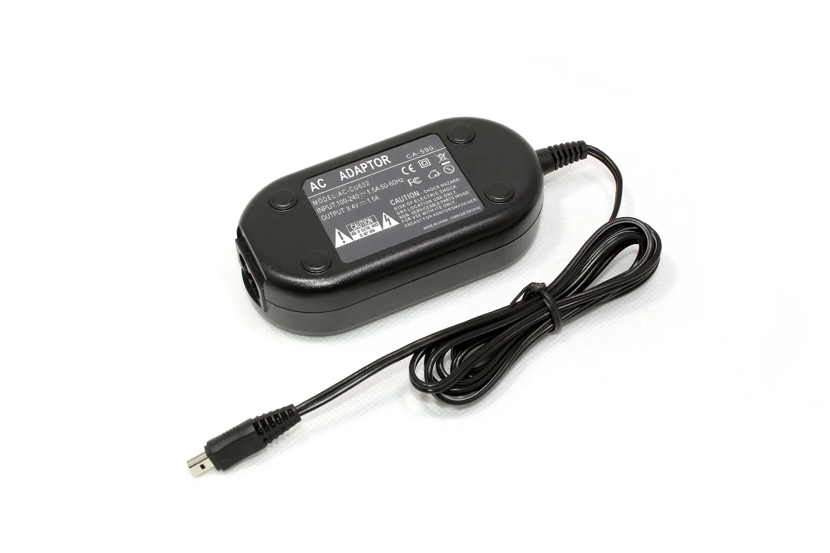 CA-590 CA590 AC Power Adapter/Charger for Canon FS10 FS11 FS100 VIXIA HF R10 R11 R100 ZR800 ZR830 ZR850 ZR900 ZR930