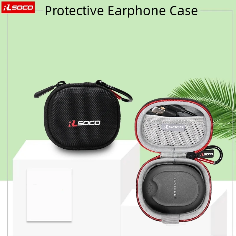 

Headphone Protective Case,True Wireless Noise Reduction Storage Bag Headphone Protective Hard Shell Bag in-Ear Bluetooth Earbuds