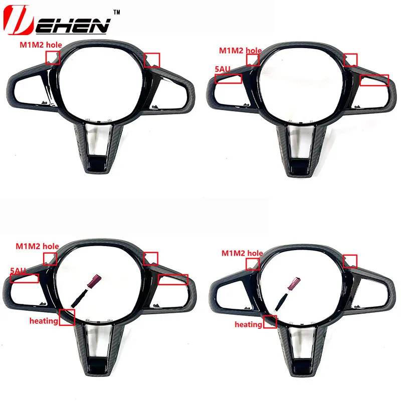 

For BMW CS Matte Carbon Fiber Steering Wheel Cover M2 M3 M4 M5 X3M X4M X5M X6M