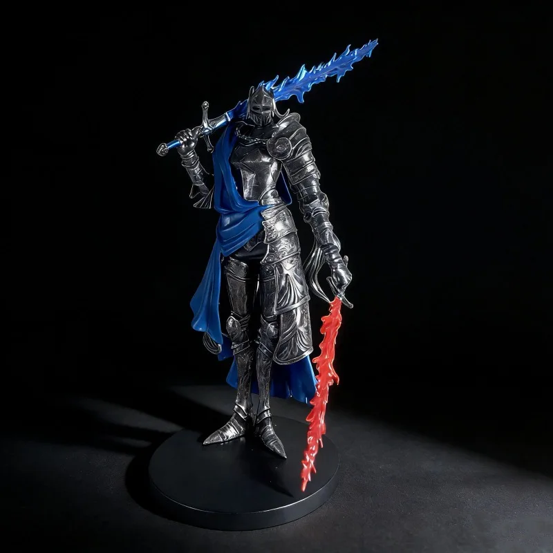 Elden Ring Shadow of the Erdtree DLC Twin Moon Knight Rellana Boss 21cm PVC Figure Statue Model Desktop Decor Collectible Gift