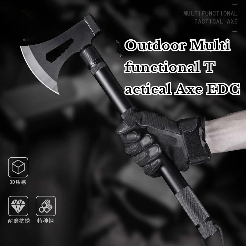 

EDC Multi Functional Outdoor Axe Camping Tactical Axe Portable Mountain Axe High Quality Fire Survival Emergency Equipment