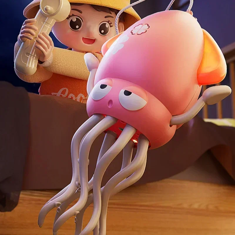 เต้นรํา Octopus เครื่องประดับสัตว์เลี้ยงอิเล็กทรอนิกส์การ์ตูน Interactive Development Moving การศึกษาของขวัญเพลงไฟตกแต่งบ้าน