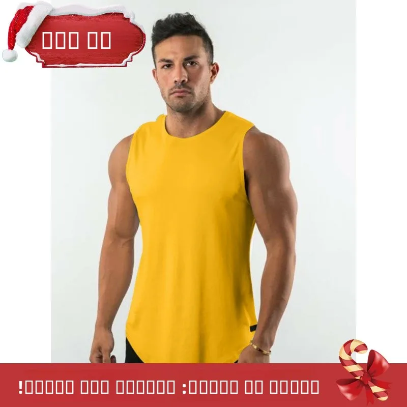 

Men's Sports Vest Running Svel irt Fitn Gym Tank Top ex adient Design Durable Running Vest