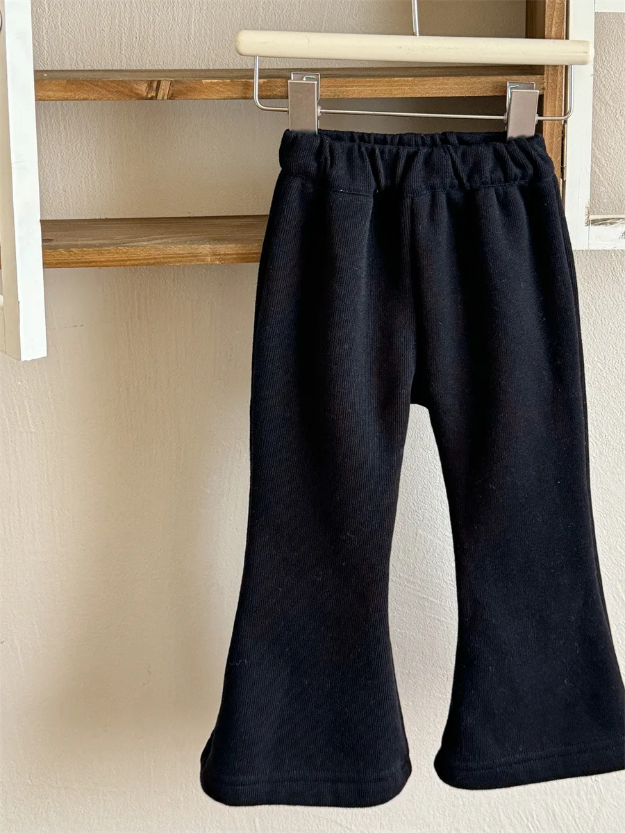 2025 بنطال جرس محبوك مخملي للفتيات منتج شتوي جديد الطبعة الكورية سلسلة سين أسلوب بسيط #6