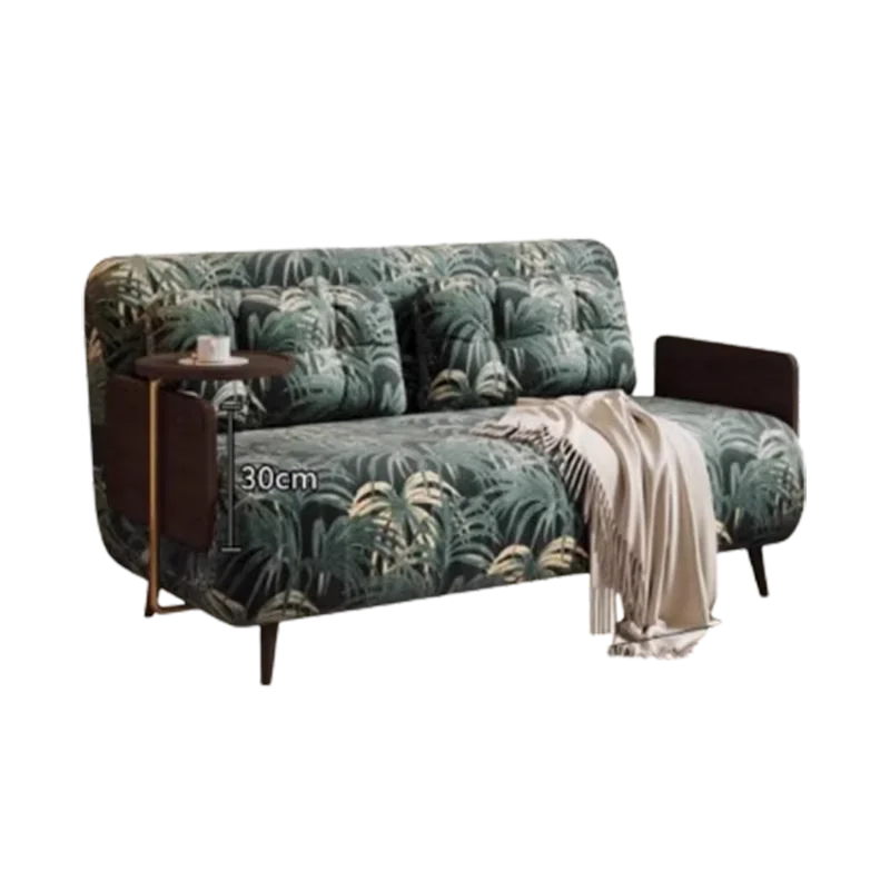 Nordic Brown Living Room Sofa Wood Bed Recliners Foldable Lounge Couch Chaise Bedroom Daybed Woonkamerbanken Furniture