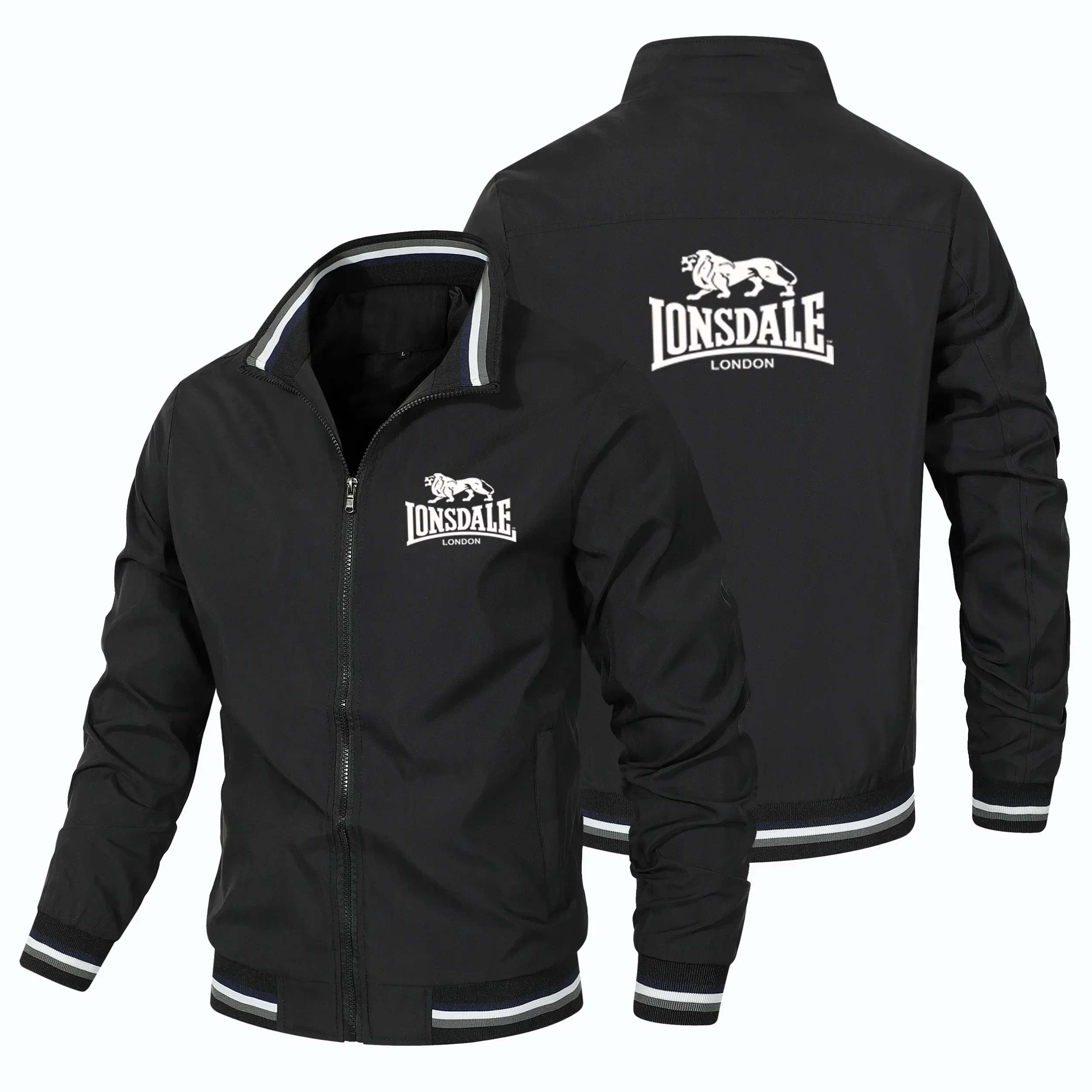 New 2026 Men's Digital Print Long Sleeve Cardigan Jacket Zipper Outdoor Cycling Casual Sports Fashion Comfortable Men's Coat