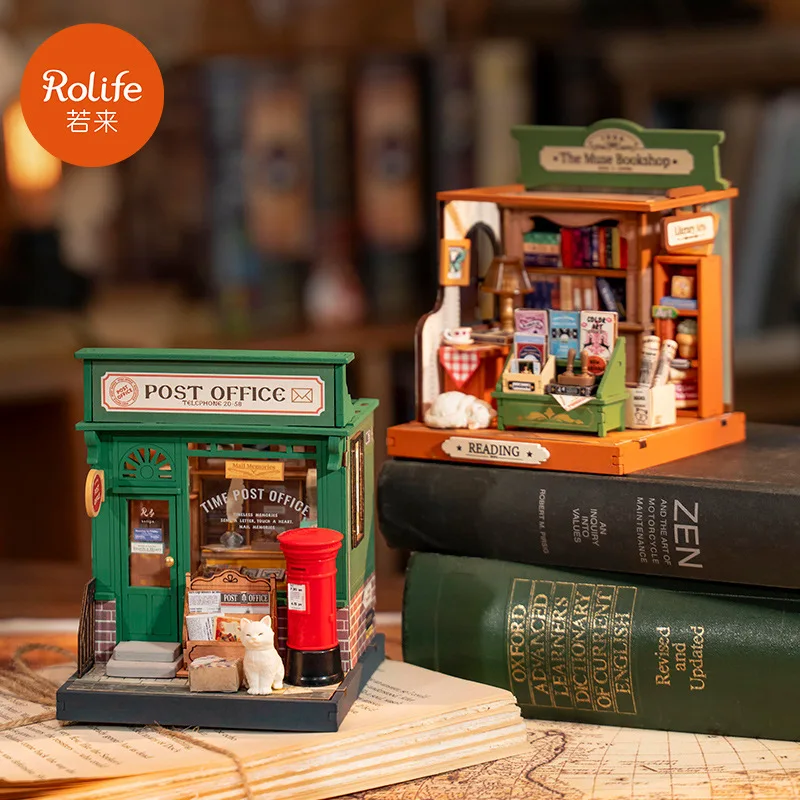 MINI Diy Handmade Cute House Model House 3d Fun Puzzle Building Block Assembly Toy Couple Interactive Toy Holiday Surprise Gifts