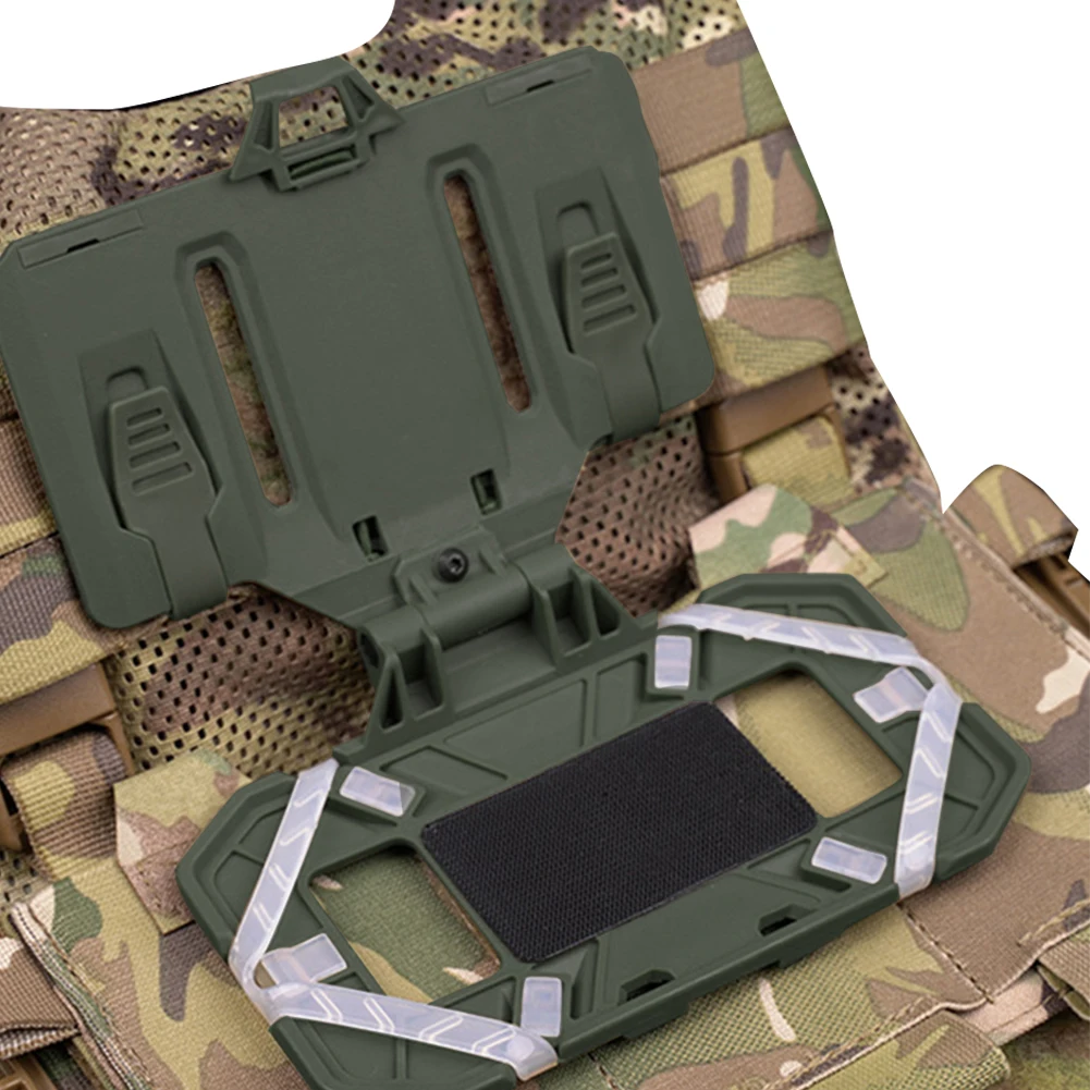 Vest Chest Cell Phone Carrier Multifunctional Tactical MOLLE Phone Holder Universal Folding Navigation Molle Holder for Training