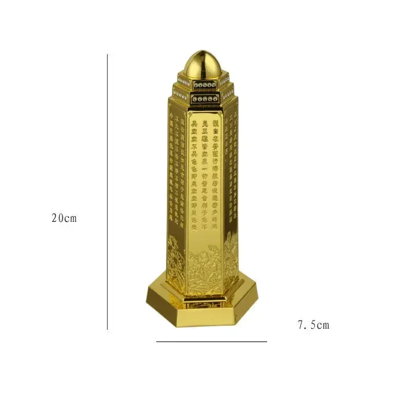 1pc Buddhist Feng Shui Brass Five Element Lucky Amulet Pagoda Home Office Decor Tibetan Treasures Pagoda Heaven And Earth