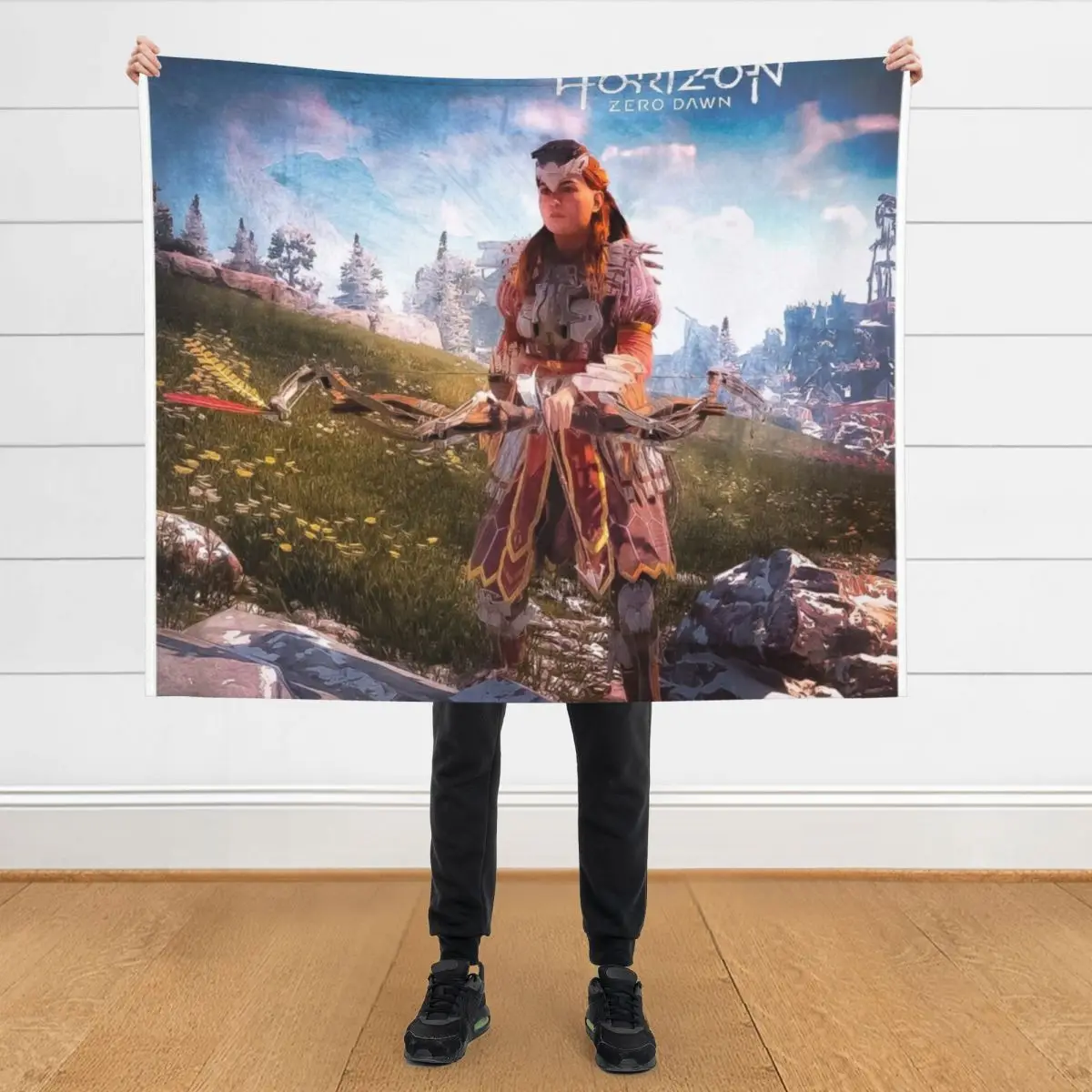 

Horizon Zero Dawn Throw Blanket Luxury Brand Hairy Winter beds Sofas Blankets