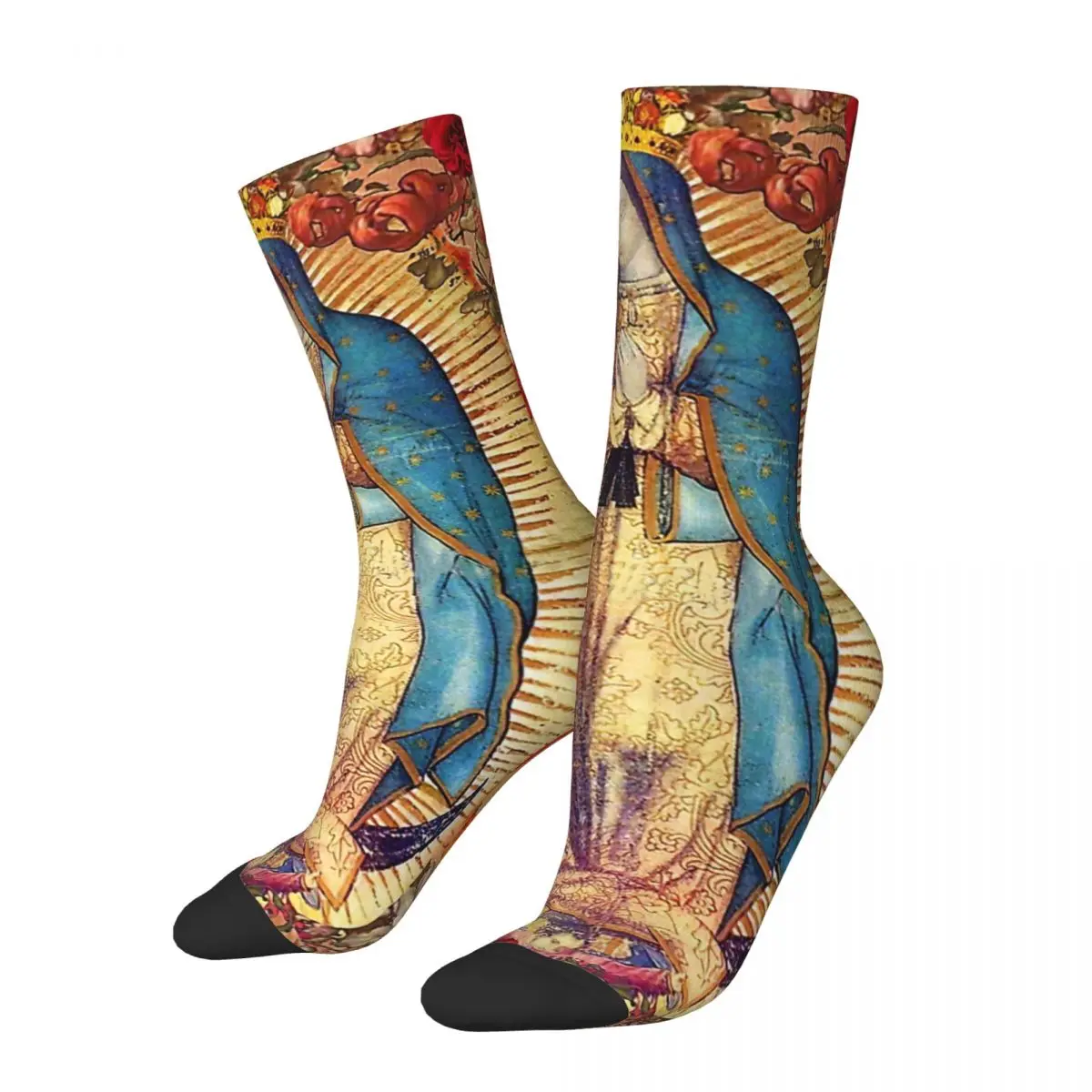 Our Lady Of Guadalupe Virgin Mary Catholic Mexico Poster Adult Socks Unisex socks,men Socks women Socks