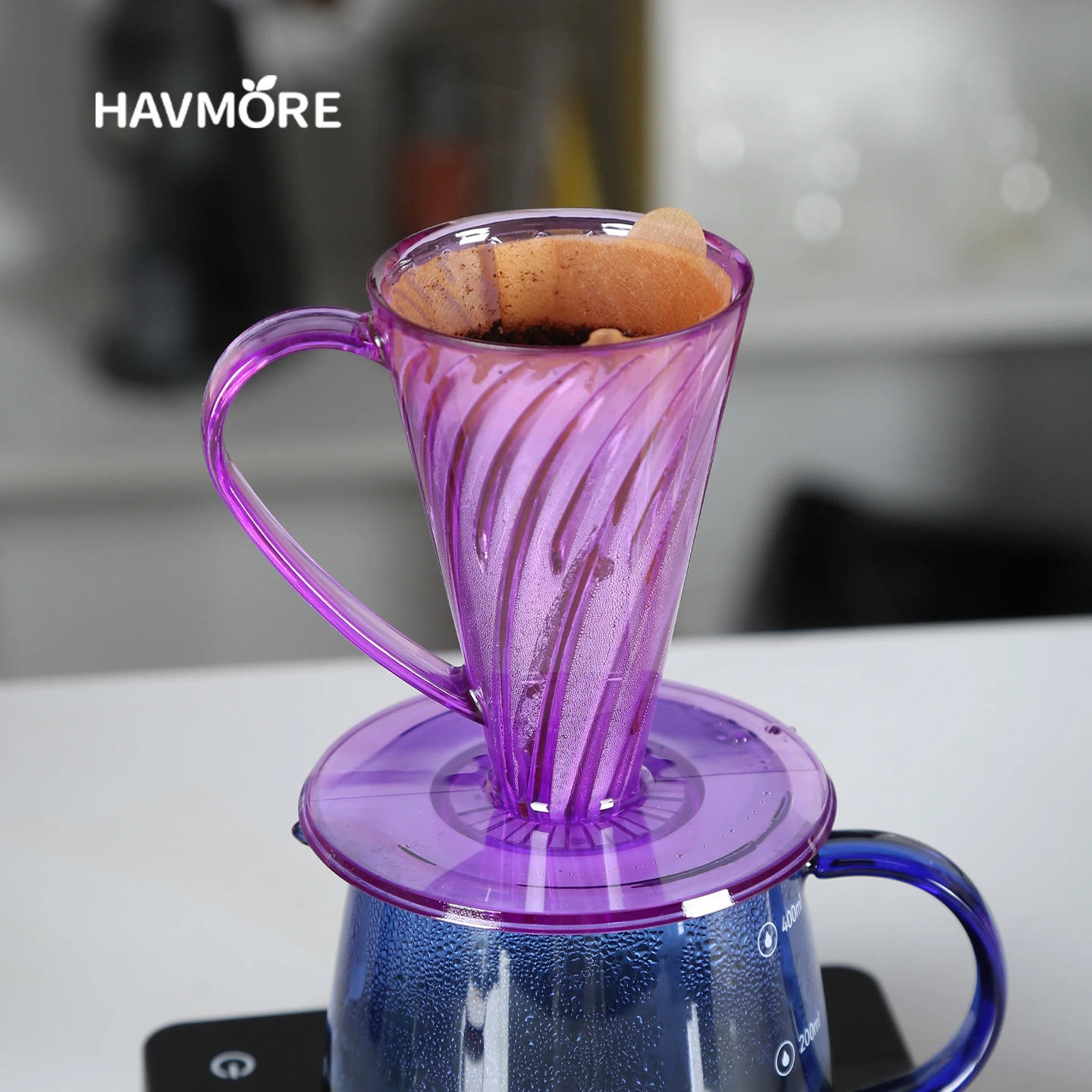 Mini Compact Portable Anti-channeling Even Extraction Single Serve Coffee Filter Cup With Coffee Filter