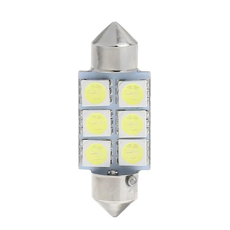 31BC 36MM LED Bulbs Canbus Error 5050 Chipset Interior 6 LED Lamps Replacement for Map Reading Dome License Plate Lights