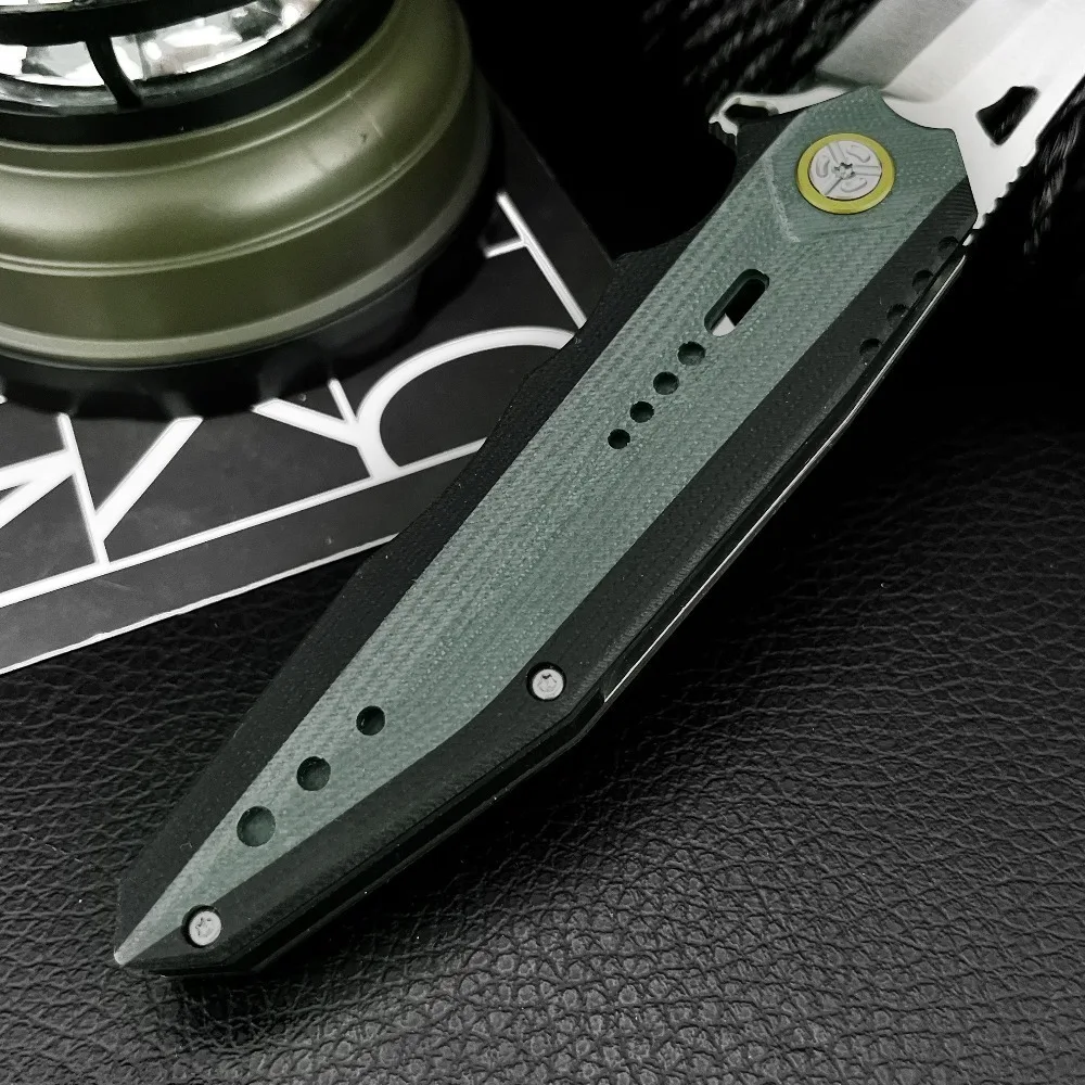 2025 صلابة عالية سكين جيب 8Cr13Mov بليد G10 مقبض فائدة الدفاع عن النفس بقاء السكاكين في الهواء الطلق التخييم الصيد السكاكين #4
